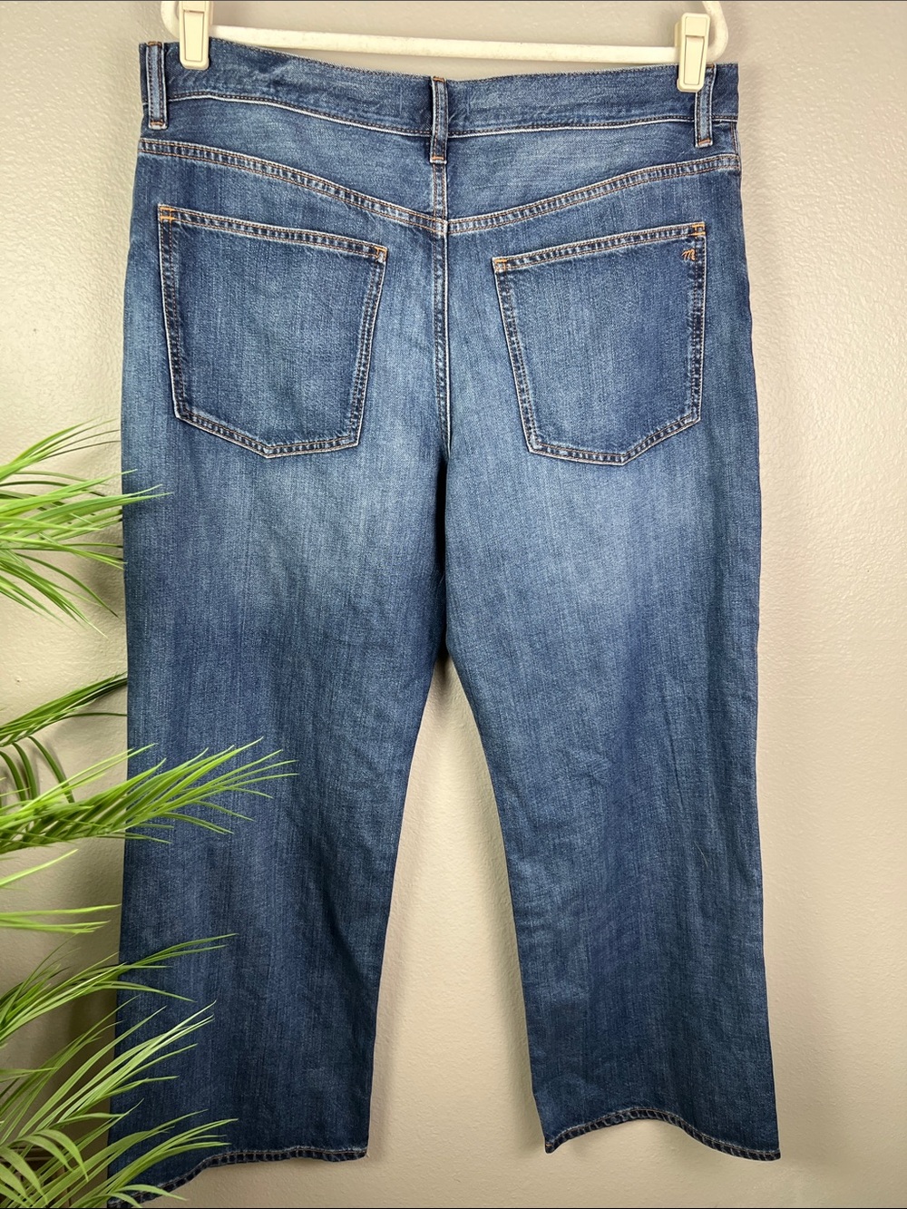 Madewell Softdrape Denim Wide Leg Soft Drape Jeans 32 Petite - Picture 7 of 11